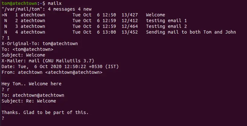 Mailx Command In Linux Send And Receive Mail ImagineLinux