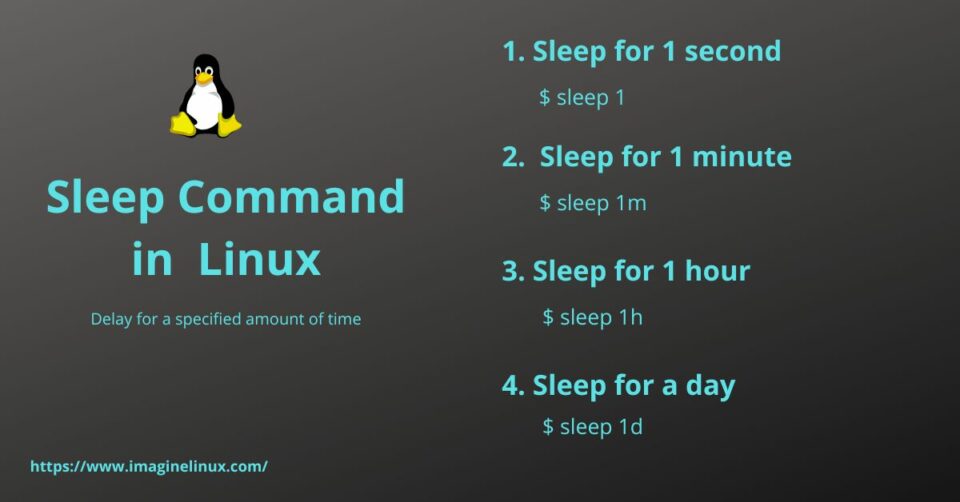 Sleep Command In Shell Script Example