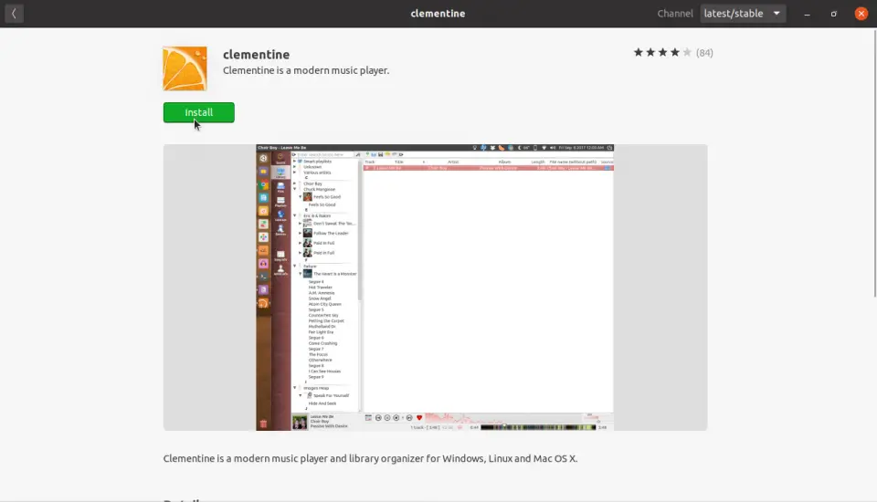 instal Clementine 1.4.0 RC1 (887) free